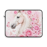 Blushing Rose Equestrian Horse - Laptop Sleeve