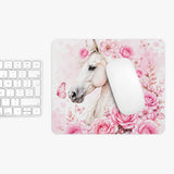 Blushing Rose Equestrian Horse - Mouse Pad