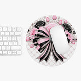 Pink Noir Couture Diamond Bow - Mouse Pad