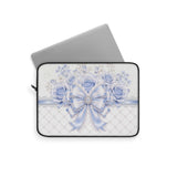 Ethereal Blue Diamond Bow - Laptop Sleeve