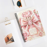 Rosabella Diamond Blush - Spiral Notebook