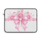 Pink Couture Diamond Bow - Laptop Sleeve