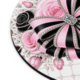 Pink Noir Couture Diamond Bow - Mouse Pad