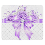 Purple Couture Diamond Bow - Mouse Pad