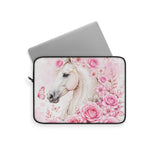Blushing Rose Equestrian Horse - Laptop Sleeve