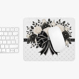 Ivory Noir Couture Diamond Bow - Mouse Pad