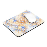 Buttercream Sapphire Blossom Butterfly - Mouse Pad