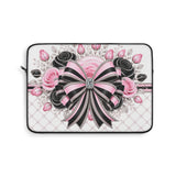 Pink Noir Couture Diamond Bow - Laptop Sleeve