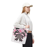Pink Noir Couture Diamond Bow - Tote Bag