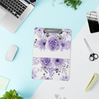 Clipboard-Purple Lavender Floral Watercolor