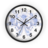 Duchess Blue Diamond Bow - Wall Clock