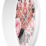 Blush Onyx Crown Royale - Wall Clock
