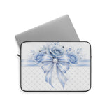 Blue Couture Diamond Bow - Laptop Sleeve