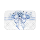 Blue Couture Diamond Bow - Bath Mat