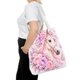 Blushing Lavender Equestrian Horse - Tote Bag