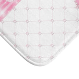 Pink Couture Diamond Bow - Bath Mat
