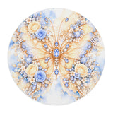 Buttercream Sapphire Blossom Butterfly - Mouse Pad