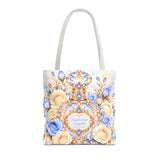 Buttercream Sapphire Blossom Perfume Bottle - Tote Bag