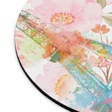 Paris Pink Watercolor - Mouse Pad