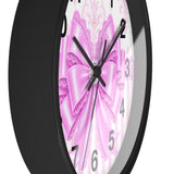 Copy of Princess Pink Damask Bow - Wall Clock