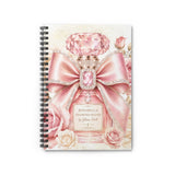 Rosabella Diamond Blush - Spiral Notebook