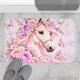 Blushing Lavender Equestrian Horse - Bath Mat