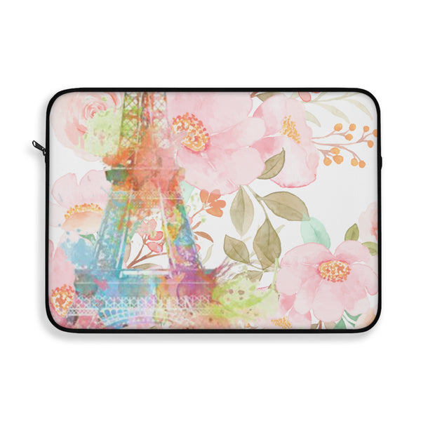 Laptop Sleeve - Paris Pink Watercolor