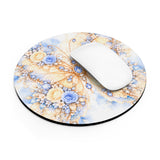 Buttercream Sapphire Blossom Butterfly - Mouse Pad