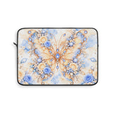 Buttercream Sapphire Blossom Butterfly - Laptop Sleeve