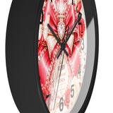 Ruby Diamond Roses Perfume Bottle - Wall Clock
