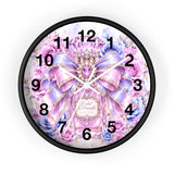 Orchid Periwinkle Perfume Bottle | Diamond Bow Couture - Wall Clock