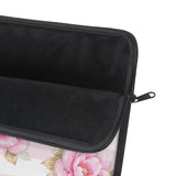 Pink Sugar Blossom Stripes - Laptop Sleeve