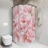 Shower Curtains - Vintage Rose Petals - Trust in the Lord