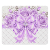 Lavender Lace Diamond Bow - Mouse Pad