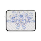 Ethereal Blue Diamond Bow - Laptop Sleeve