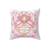 Opal Starlight Couture Perfume Bottle | Enchanted Birthstones Collection - Square Pillow