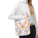 Buttercream Sapphire Blossom Butterfly - Tote Bag