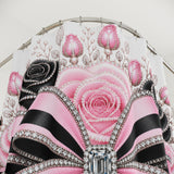 Pink Noir Couture Diamond Bow - Shower Curtains