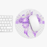 Purple Couture Diamond Bow - Mouse Pad