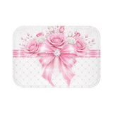 Pink Couture Diamond Bow - Bath Mat