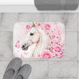 Blushing Rose Equestrian Horse - Bath Mat
