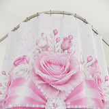 Pink Couture Diamond Bow - Shower Curtains