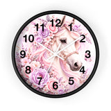 Blushing Lavender Equestrian Horse - Wall Clock