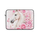 Blushing Rose Equestrian Horse - Laptop Sleeve
