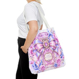 Orchid Periwinkle Perfume Bottle | Diamond Bow Couture - Tote Bag