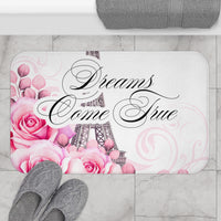 Bath Mat - Dreams Come True - Paris Dreams -Pink