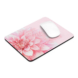 Mouse Pad -  Pink Dahlia Glitter - Give Thanks in All Circumstances