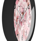 Wall Clock - Vintage Rose Petals - Trust in the Lord