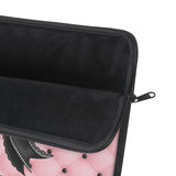Obsidian Lace Bow in Princess Pink - Laptop Sleeve