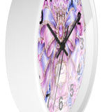 Orchid Periwinkle Perfume Bottle | Diamond Bow Couture - Wall Clock